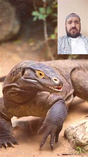 Real life Dragon is coming for you! 😱 #wildlife #komododragon #shorts