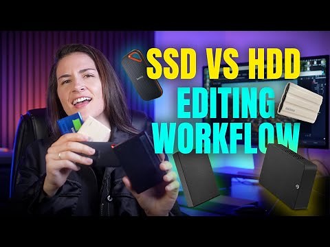 SSD vs HDD Hard Drives for Beginners Explained... Don't Lose Your Footage!! | 2025 Editing Tips