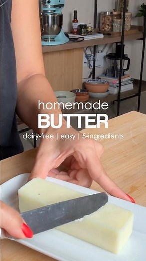 DAIRY-FREE HOMEMADE BUTTER! 5 ingredients | easy