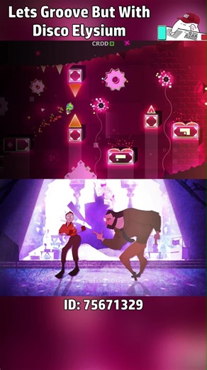 Geometry Dash Lets Groove But With Disco Elysium