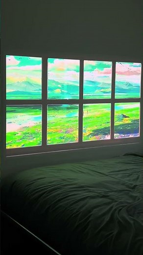 Enhance your space with a realistic fake window projector #fakewindow
