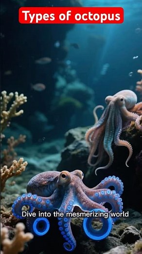 Types of octopus#facts #shorts #wildlife #octopus #ocean