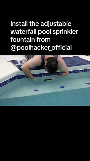 Get this adjustable waterfall pool sprinkler fountain intalled!! Best thing I’ve brought with my adult money so far. Link in bio #whatiorderedvswhatigot #shoppingtok #pool #bestpurchase #pooltime #poolfountian #poolhackerpoolfountain #musthave #readyforsummer #ingroundpool #aprilfavorites #poolhack #fy #abovegroundpool #install #installation