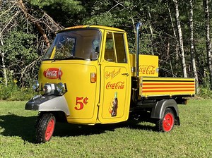 The Piaggio Ape Is a 3-Wheeled Vespa Mini Truck