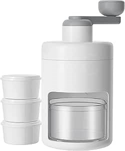Ice Shaver Machine Portable Ice Crusher with Three Free Ice Cube Trays for Home Outdoors Use, Middle