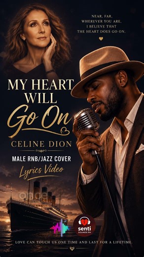 My Heart Will Go On – Celine Dion Male RNB Jazz Cover Lyrics Video