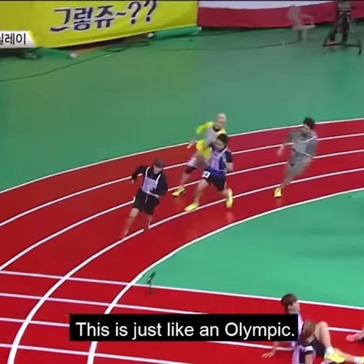 Jungkook Running Race BTS Win Episode | Olympic Competition
