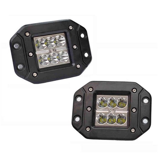 CE RoHS 3inch 12W LED Work Light 12V 24V Driving Work Amp Flush Mount Pods for Motorcycle Tractor Boat Off Road 4WD 4x4 Truck