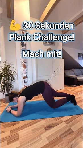 30 Sekunden Plank Challenge - Halt durch – du schaffst das! 💪