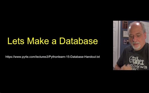15 - Databases B - Python for Everybody Course