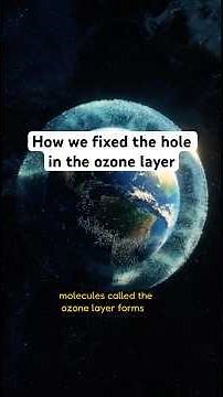 In the 80s scientists discovered a growing hole in the ozone layer. #shorts #science #space #learn