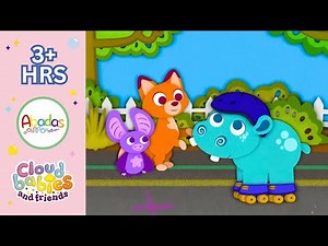 Learn & Play With The Abadas 🛼 Thanksgiving 3 Hour Special | Cloudbabies & Friends