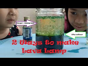 2 Ways to Make Lava Lamp Experiment (with and without Alka seltzer) | Kids Activity |Sarah and Jirah