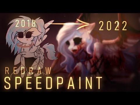 [GORE|13+] Desperation Redraw ( My Little Amnesia ) ↬ MLP Speedpaint