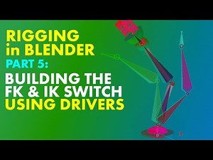 Rigging in Blender Pt.5. Building the FK and IK Switch using Drivers!