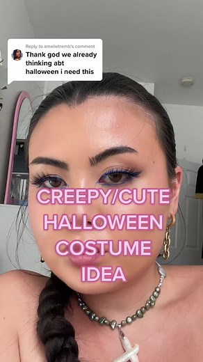 DIY Creepy Cute Halloween Costume Idea - Amelie Costume