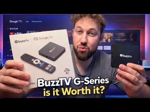 Unreleased Buzz TV G Series TV box First Look - NEW AI Upscaling