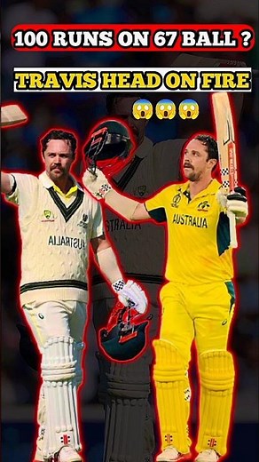 Travis Head Insane Century 🔥 100 Runs in Style | Best Batting Highlights #shorts
