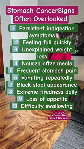 10 Stomach Cancer Signs People Often Overlook | #HealthTips