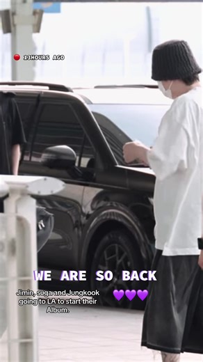 BTS Members Spotted at International Airport for LA Tour