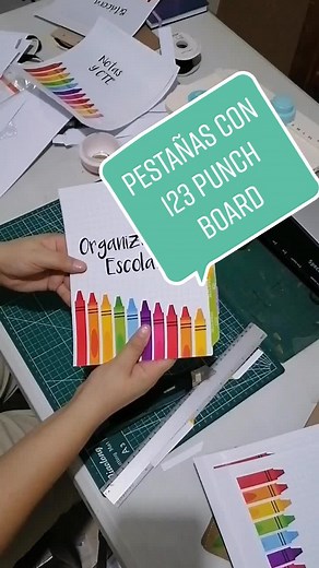 Cómo hacer pestañas con nuestra 123 punch board