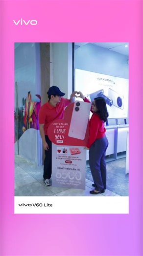 WIN a FREE vivo Valentine’s Frame! 💗 As easy as SNAP, POST, and TAG! Dont forget to comment “Capture the feeling, keep the power! #vivoV60Lite #LoveOnFullCharge" to WIN! | vivo