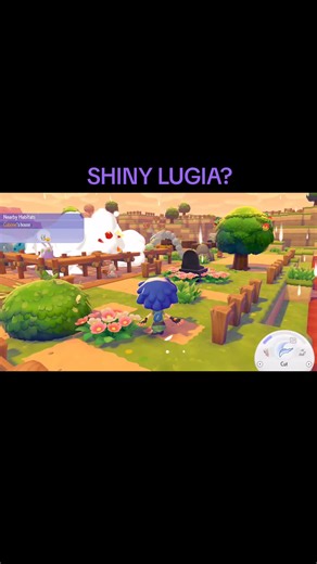 I know the game claimed there are no shiny pokemon in the game but is that not a SHINY LUGIA?! #pokemonpokopia #pokopia #pokemon #shinypokemon #Lugia