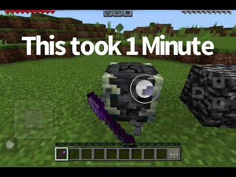 How to mine a reinforced deepslate in Minecraft (Easily)