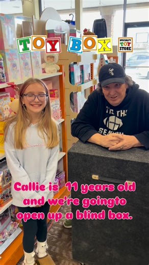 Toy Box Mi. || Hall Rd. on Instagram: "Callie could not contain her excitement when she opened the Nancy B Blind Box - and she is absolutely in LOVE with the Shining Bunny ❤️. #toyboxmichigan #thegoodtoygroup #shoputica #robotime #nancyb"