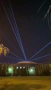 RGB Laser lights | Outdoor Laser Light Show Demo (DMX/ILDA)