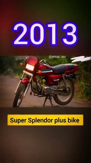 Super Splendor Plus Evolution 2005–2025 🔥 | Hero’s Iconic Mileage King 🏍️ #shorts