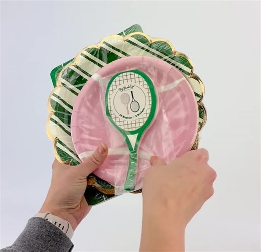 Pink Tennis Ball Plates 8ct - Tennis Birthday Decor, Team Tennis Party, Tennis Bridal Shower, Tennis Party Supplies, Tennis Tournament Party - Etsy