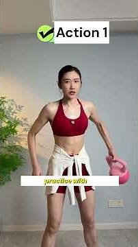 100 Kettlebell Reps a Day 🔥 Melt Belly Fat & Get Summer Abs Fast! #viral #trending