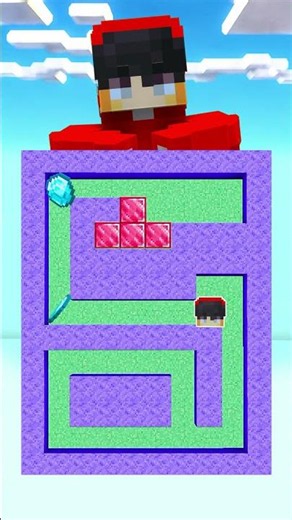 Satisfying Maze! #minecraft #shorts