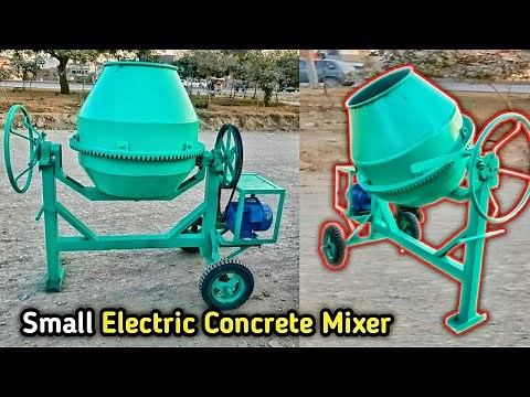 Electric Concrete Mixer Machine | Mixture Machine | Small Cement Mixer #constructionequipment #2025
