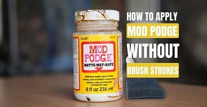 How to Apply Mod Podge Without Brush Strokes? - Choose Marker