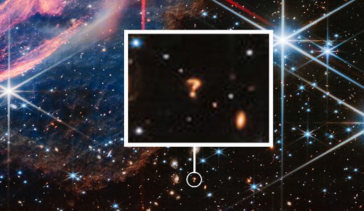 ‘Question mark’ spotted in deep space by Webb Space Telescope, but what is it?