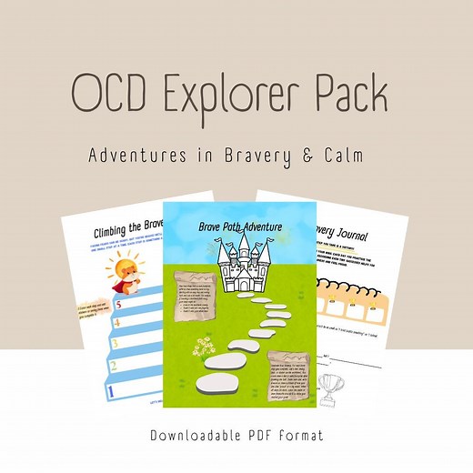 Ocd Worksheets for Kids, Ocd for Kids Therapy, Ocd Workbook, Empathy Worksheets, Play Therapy Tools, Play Therapy Notes, Printable Therapy - Etsy UK