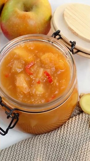 Apfel-Chutney 🍎 🧅 | Chutney selber machen | Einfach Backen
