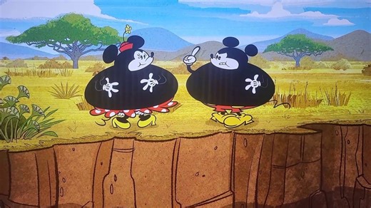 Water inflation scene | Mickey Mouse (Shorts) - Safari so good