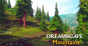 Dreamscape Nature Mountains - Stylized Open World Environment | 3D Fantasy | Unity Asset Store