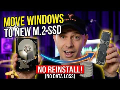 How to Move Windows 11 to NVMe M.2 SSD Without Reinstalling (NO DATA LOSS)