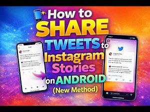 📱✨ How to Share tweets to Instagram Stories on Android ( New Method )| AquaTechFantasy