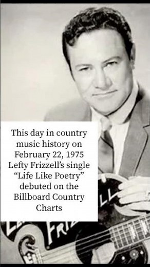 This day in country music history on 2/22/1975 Lefty Frizzell hit the charts #countrymusic #70smusic