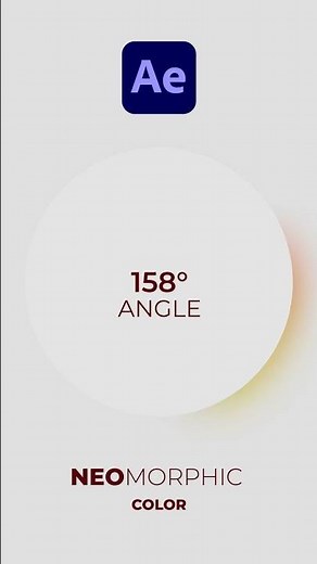 Minimal Neomorphic Color Motion Graphics in After Effects