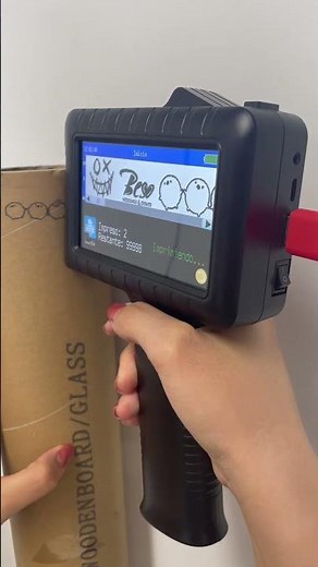 🎥 Seamless Logo Printing with a Handheld Inkjet Printer!