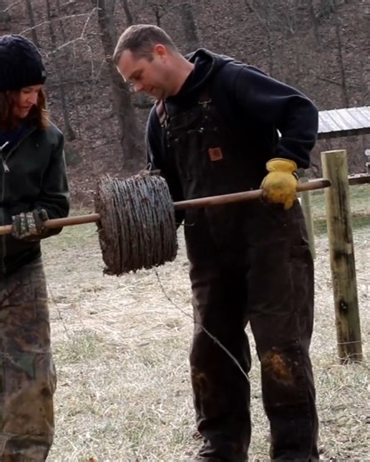 20K views · 878 reactions | First Time Installing Bottom Barb Wire -...