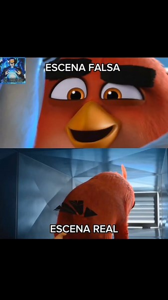 Escena de Red y Silver en Angry Birds 2 #humor #angrybirds2movie #xd #memes #random
