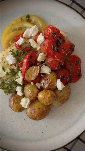 Mediterranean Baked Cod 🐟🍋