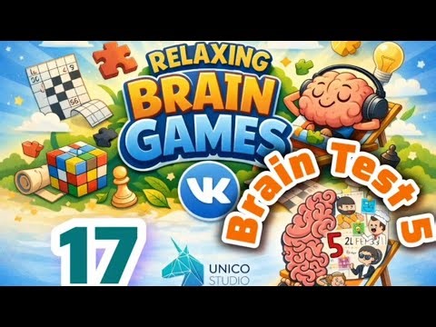 Brain test 5 Tricky Challenges level 17 complete the pattern #relaxingbraingamesvk